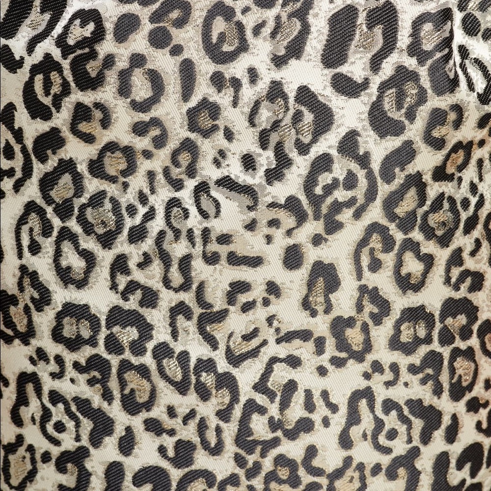 Rachel Parcell 🐆 Women’s Metallic Leopard Print Dress XS NWOT - Picture 5 of 6